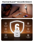 UGREEN Nexode 45W GaN Hızlı Şarj Cihazı USB-C QC PD 2xUSB-C, Beyaz, 15327 - 5