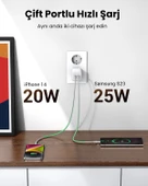 UGREEN Nexode 45W GaN Hızlı Şarj Cihazı USB-C QC PD 2xUSB-C, Beyaz, 15327 - 10