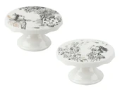 Mikasa x V&A Alice In Wonderland Porselen 10cm 2li Kek, Pasta Standı thumbnail 1