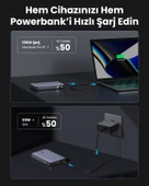 UGREEN 20.000 mAh 100W PD Hızlı Şarj Powerbank 2xUSB-C, 1xUSB-A, 25188 - 4