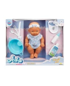 Ada Bebek Gülen Bebeğim Yemek Seti 23 cm 31650 Mavi - 3