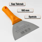 Saptak Spatula 180 mm 18 cm Dayanıklı Ergonomik El Aleti Ispatula Sıva Seramik Boya Sıva Harç Kazıma thumbnail 2