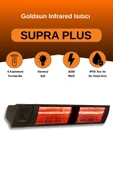 Goldsun Supra Plus 4000 Watt GSS40P Kumandalı Suya Dayanıklı Elektrikli İnfrared Isıtıcı-SiyaH thumbnail 1