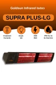 Goldsun Supra Plus 3000 Watt GSS30PLG Düşük Işık Kumandalı Suya Dayanıklı Elektrikli İnfrared Isıtıcı-Siyah thumbnail 1
