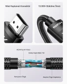 UGREEN 4K HDMI Erkek - Erkek Örgülü Kablo 1 m, 30999 - 6