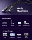 UGREEN 4K HDMI Erkek - Erkek Örgülü Kablo 1 m, 30999 - 7