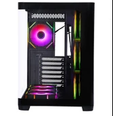 GameBooster GB-G2851BB Sea View USB 3.0, ATX 7 x ARGB Fanlı, Siyah Kasa (PSU Yok) - 2