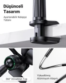 UGREEN Flexible Esnek Yatak Masa Telefon Tutucu, Siyah, 80906 - 3