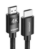 UGREEN 4K HDMI Erkek - Erkek Örgülü Kablo 1 m, 30999 - 1