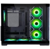 GameBooster GB-G2851BB Sea View USB 3.0, ATX 7 x ARGB Fanlı, Siyah Kasa (PSU Yok) - 4