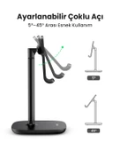 UGREEN Masaüstü Boyu Ayarlanabilir Telefon Tutucu Stant, Beyaz, 80358 - 5