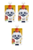 Wanpy Taze Sığır Etli & Havuçlu Köpek Et Ezmesi 90 Gr. X 3 Adet - 1
