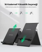 UGREEN Yükseklik Ayarlı Telefon Tutucu Standı, Siyah, 80903 - 2