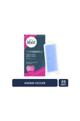 Veet Professional Hassas Ciltler için Bacak ve Vücut Bölgesi 20'li Sir Ağda Bandı - 1