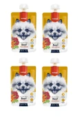 Wanpy Taze Sığır Etli & Havuçlu Köpek Et Ezmesi 90 Gr. X 4 Adet - 1