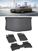 Sahler Hyundai  İ20  2015-2020  4.5D Paspas 3D Rizline  Bagaj Havuzu thumbnail 1