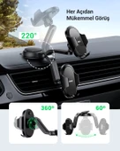 UGREEN Vantuzlu Uzayan Ayarlanabilir Mekanik Telefon Tutucu, Siyah, 20473 thumbnail 6