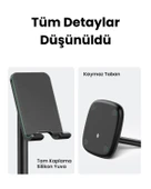 UGREEN Masaüstü Boyu Ayarlanabilir Telefon Tutucu Stant, Beyaz, 80358 - 7