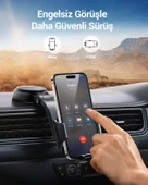 UGREEN Vantuzlu Uzayan Ayarlanabilir Mekanik Telefon Tutucu, Siyah, 20473 thumbnail 2