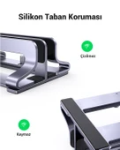 UGREEN Alüminyum Çift Yuvalı Notebook Macbook Dikey Masaüstü Standı, 60643 - 7