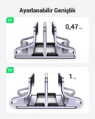 UGREEN Alüminyum Çift Yuvalı Notebook Macbook Dikey Masaüstü Standı, 60643 - 5