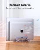 UGREEN Alüminyum Çift Yuvalı Notebook Macbook Dikey Masaüstü Standı, 60643 - 4