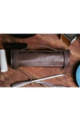 saraci leather craft Hakiki Deri Şef Bıçak Çantası 5 slotlu - 1