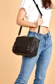 saraci leather craft Kadın Deri Çanta Mini Fransız Stil - 7