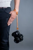 saraci leather craft Tüm Fotoğraf Makineleri İle Uyumlu Deri El Askısı - 10