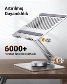 UGREEN Yükseklik ve Açı Ayarlı 360 Derece Döndürülebilir Alüminyum Tablet Notebook Standı, 90849 - 4