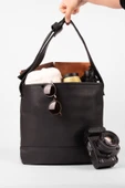 saraci leather craft Premium Deri Tote Bag, Büyük  Kadın Omuz Çantası– Geleneksel Üretim, Kaliteli Aksesuar ve Astar - 10