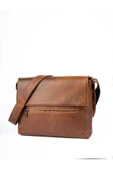 saraci leather craft Hakiki Deri Laptop ve Evrak Çantası, Macbook Çantası ,Bilgisayar Çantası - 4
