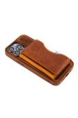saraci leather craft DERİ TELEFON KILIFI CÜZDANLI İPHONE 15 PRO MAX - 8