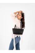 saraci leather craft Saraci Hakiki Deri Kadın Omuz Çantası – Minimalist – Ayarlanabilir Askılı Şık Günlük Çapraz Çanta - 6