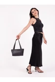 saraci leather craft Saraci Hakiki Deri Kadın Omuz Çantası – Minimalist – Ayarlanabilir Askılı Şık Günlük Çapraz Çanta - 11