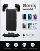 UGREEN Motosiklet ve Bisikletler için 360° Gidon Telefon Tutucu, Siyah, 60548 - 6