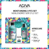 Agiva 8d Hyaluron 3'lü Şampuan 500 ml & Sıvı Saç Kremi 200 ml & Masaj Tarağı thumbnail 3