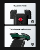 UGREEN Motosiklet ve Bisikletler için 360° Gidon Telefon Tutucu, Siyah, 60548 - 5
