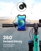 UGREEN Motosiklet ve Bisikletler için 360° Gidon Telefon Tutucu, Siyah, 60548 - 4