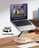 UGREEN Yükseklik ve Açı Ayarlı 360 Derece Döndürülebilir Alüminyum Tablet Notebook Standı, 90849 - 3