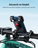 UGREEN Motosiklet ve Bisikletler için 360° Gidon Telefon Tutucu, Siyah, 60548 - 2
