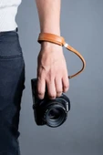 saraci leather craft Tüm Fotoğraf Makineleri İle Uyumlu Deri El Askısı - 11