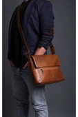 saraci leather craft Hakiki Deri Laptop ve Evrak Çantası, Macbook Çantası ,Bilgisayar Çantası - 1
