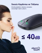 UGREEN 2.4Ghz Sessiz Tuşlu Kablosuz Optik Mouse, Siyah, 90372 - 3
