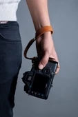 saraci leather craft Tüm Fotoğraf Makineleri İle Uyumlu Deri El Askısı - 12