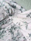 Cotton Box Flanel Çift Kişilik Nevresim Takımı Casey Petrol thumbnail 3