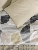 Cotton Box Modern Çift Kişilik Nevresim Takımı Formo Bej - 2