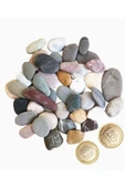 Goddess Art 2,5 Kg Büyük Çakıl Taşı, Doğal Deniz Taşları Dekoratif - 3