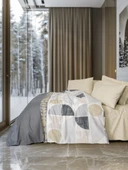 Cotton Box Modern Çift Kişilik Nevresim Takımı Formo Bej - 1