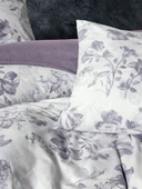 Cotton Box Flanel Çift Kişilik Nevresim Takımı Sadie Mor thumbnail 2